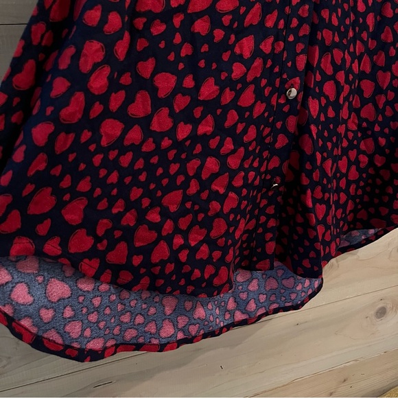 Maurices heart button down sleeveless blouse NWT - Picture 6 of 11